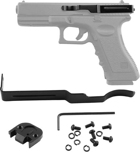 بندقية حزام كليب الحافظة كليب مخفي حمل بندقية كليب التكتيكية الحافظة كليب ل Glock Gen 1-5 نماذج 17/19/22/23/24/25/26/27/28/31/32/33/34/35/36 in Kuwait