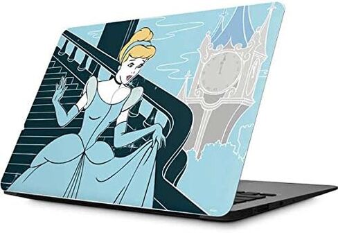 غلاف كمبيوتر محمول من Skinit متوافق مع جهاز MacBook Air 13.3 (2010-2017) - تصميم ديزني سندريلا ستروك أوف ميدنايت مرخص رسميًا in Saudi Arabia