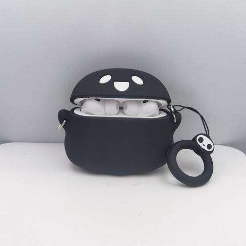 حافظة لطيفة لجهاز AirPods Pro 3، غطاء حافظة 2025 مع مجموعة منظف، Airpods Pro 3 حافظات نسائية مضادة للسقوط، iPods Pro 3، حافظات شحن لسماعات الأذن، سلسلة مفاتيح للفتيات لـ Airpods Pro الجيل الثالث (شبح مضيء) in Kuwait