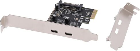 بطاقة توسيع GOWENIC PCIe إلى USB 3.2 GEN 1 مع عرض نطاق ترددي 5 جيجابت في الثانية، وبطاقة PCI Express مع منفذين من النوع C، ومحول توسيع PCIe للكمبيوتر المكتبي in Kuwait