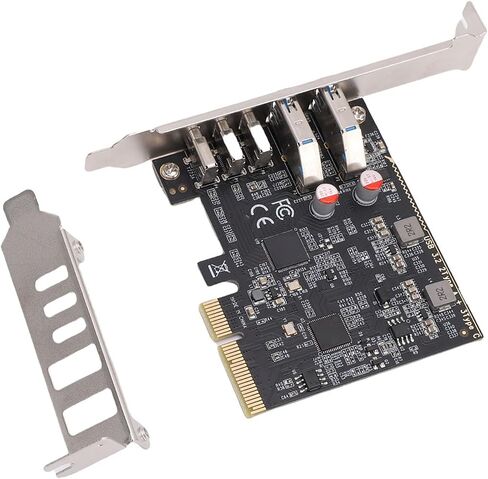بطاقة Yoidesu PCIE USB C 3.2 Gen 2 مع عرض نطاق ترددي 10 جيجابت في الثانية، و5 منافذ USB (3 منافذ من النوع C و2 منافذ من النوع A)، ومحول PCI Express 3.0 X4 لسطح المكتب in Saudi Arabia