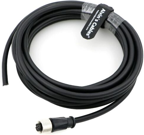 Alvin's Cables M12 Cable 8 Pin Female Aviation Socket Shielded Electrical Cable for Cognex Industrial Camera, Industrial Device Network, Industrial Automation Control 1M/3.3ft in Saudi Arabia