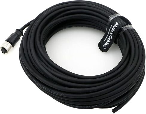 Alvin's Cables M12 Cable 8 Pin Female Aviation Socket Shielded Electrical Cable for Cognex Industrial Camera, Industrial Device Network, Industrial Automation Control 1M/3.3ft in Saudi Arabia
