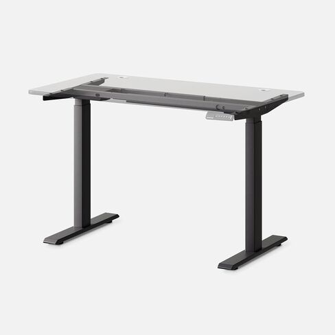 Autonomous DIY Electric Standing Desk Frame - Dual Motor Sit Stand Desk Legs, Adjustable Height Desk Base, 250lbs Capacity, 27-46" Frame Only (Black) in Saudi Arabia