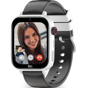 Kipywatch Smart Watch for Kids - Kids Smart Watch with GPS Tracker & Safe Zones Alert – SMS, Voice & Video Call – with School Mode – Parental App, Subscription Required - Gifts for Boys 3-12 - Black in Saudi Arabia