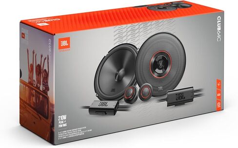 JBL Club 64C - 6-1/2 بوصة (160 ملم) نظام مكبر صوت ثنائي الاتجاه، 70 وات RMS، ذروة 210 وات، الحساسية (@ 2.83 فولت): 92 ديسيبل، استجابة التردد: 55 هرتز - 20 كيلو هرتز، المعاوقة الاسمية: 3.0 أوم (متجددة) in Kuwait