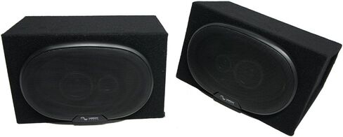 Harmony Audio Universal Car Truck SUV R69 Dual 6x9 Black Speaker Box Enclosures in Saudi Arabia