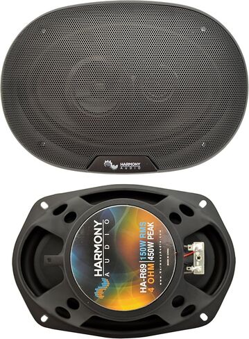 Harmony Audio Universal Car Truck SUV R69 Dual 6x9 Black Speaker Box Enclosures in Saudi Arabia