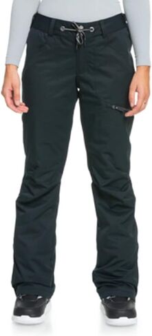 Roxy Women's Nadia Snow Pants with DryFlight Technology, True Black (KVJ0), Small in Saudi Arabia