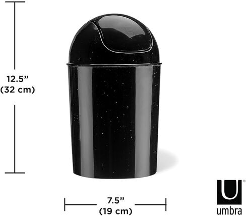 Umbra Blue Mini Waste Can 5L with Swing Lid, Mist, 1 in Kuwait