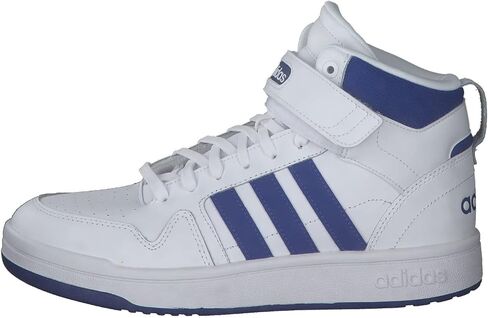 حذاء كرة السلة Adidas Postmove Mid، وردي/أزرق فاتح/أبيض تقريبًا، مقاس 7 US للأطفال الكبار in Saudi Arabia