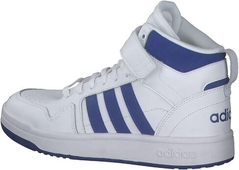 حذاء كرة السلة Adidas Postmove Mid، وردي/أزرق فاتح/أبيض تقريبًا، مقاس 7 US للأطفال الكبار in Saudi Arabia