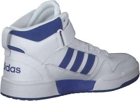 حذاء كرة السلة Adidas Postmove Mid، وردي/أزرق فاتح/أبيض تقريبًا، مقاس 7 US للأطفال الكبار in Saudi Arabia