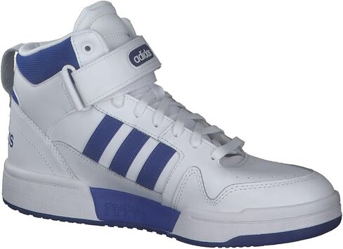 حذاء كرة السلة Adidas Postmove Mid، وردي/أزرق فاتح/أبيض تقريبًا، مقاس 7 US للأطفال الكبار in Saudi Arabia