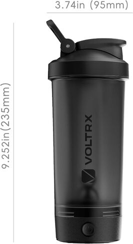 VOLTRX Protein Shaker Bottle, Merger USB C Rechargeable Electric Protein Shake Mixer, Shaker Cups for Protein Shakes and Meal Replacement Shakes, BPA Free, 24oz in Saudi Arabia