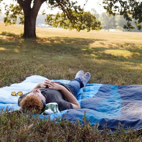 CORE Outdoor Weighted Blanket | Packable Waterproof Picnic Blanket, Beach Mat, Tent Camping Rug, & Stadium Blanket | Large Portable 94" x 78" Quilt Design with Built-in Straps and Carry Handle in Saudi Arabia