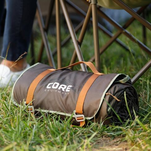 CORE Outdoor Weighted Blanket | Packable Waterproof Picnic Blanket, Beach Mat, Tent Camping Rug, & Stadium Blanket | Large Portable 94" x 78" Quilt Design with Built-in Straps and Carry Handle in Kuwait