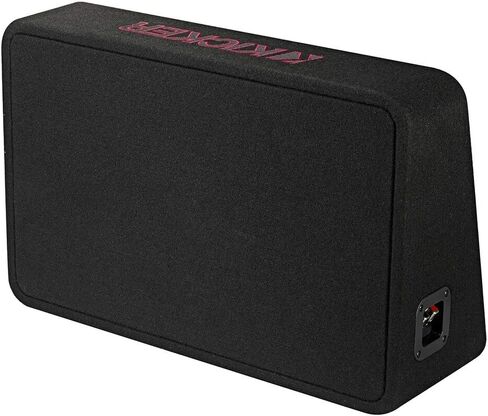 Harmony Audio Kicker Bundle Compatible with Universal Vehicle 46TL7T122 12" Loaded Square Thin Sub Box with HA-A400.1 Amplifier and HA-AK8 8Ga Amp Install Kit in Saudi Arabia