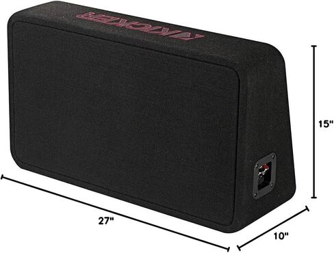 حزمة Harmony Audio Kicker متوافقة مع السيارة العالمية 46TL7T102 صندوق فرعي مربع محمل مقاس 10 بوصات مع مضخم صوت HA-A400.1 ومجموعة تثبيت HA-AK8 8Ga Amp in Saudi Arabia