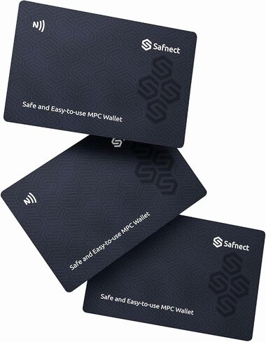 NFC Crypto Hardware Wallet – 3-Card Seedless Backup, Cold Storage for BTC Bitcoin, ETH Ethereum, Solana & 2,000+ Coins, No Recovery Phrase Needed, Ultra-Secure Offline Wallet, One-Tap Setup in Saudi Arabia