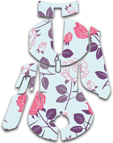 MightySkins Skin Compatible With SteelSeries Rival 5 Gaming Mouse - Vintage Floral | Protective, Durable, and Unique Vinyl Decal wrap cover | Easy To Apply, Remove, and Change Styles | Made in the USA in Saudi Arabia