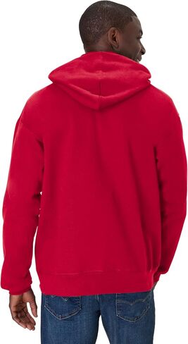 Hanes Men's Ultimate Cotton Heavyweight Pullover Hoodie Sweatshirt, Deep Red, Large in Saudi Arabia
