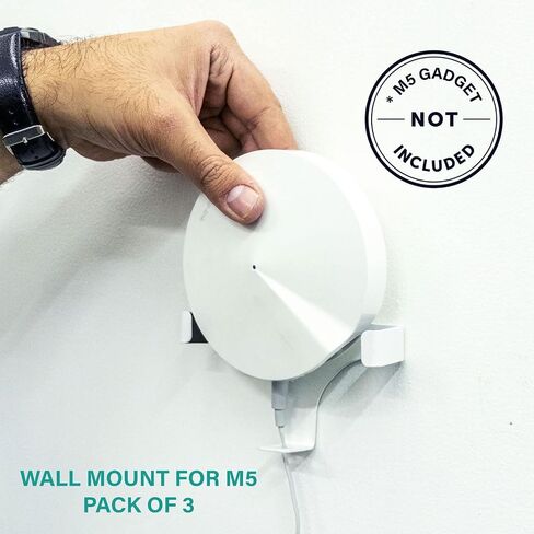 حامل جداري متوافق مع Deco M5، حامل حامل مصنوع من المعدن القوي متوافق مع Deco M5 Mesh WiFi. (عبوة من 3) in Saudi Arabia