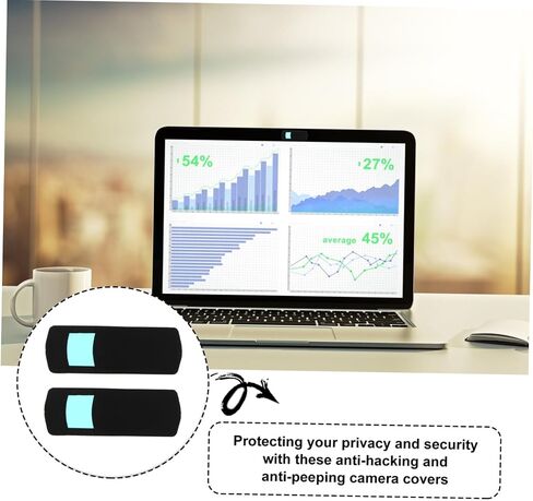 DOITOOL 2pcs Privacy Cover Slides for Laptop Notebook Phone Camera Adhesive Cover Slide in Saudi Arabia