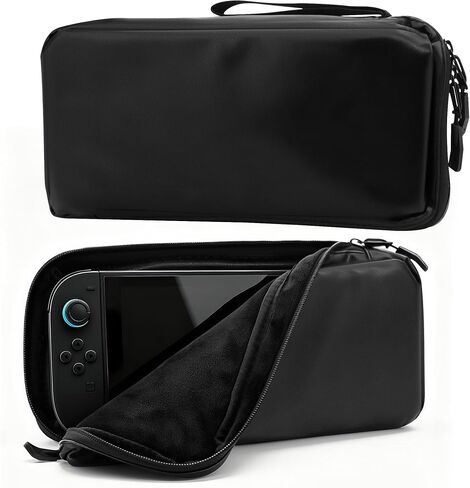 حقيبة حمل ناعمة للغاية من GLDRAM، حقيبة يد محمولة، حقيبة ألعاب واقية للسفر لجهاز Nintendo Switch 2 / NS / OLED / Lite وملحقاتها in Kuwait
