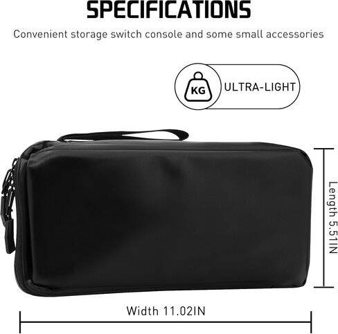 حقيبة حمل ناعمة للغاية من GLDRAM، حقيبة يد محمولة، حقيبة ألعاب واقية للسفر لجهاز Nintendo Switch 2 / NS / OLED / Lite وملحقاتها in Kuwait