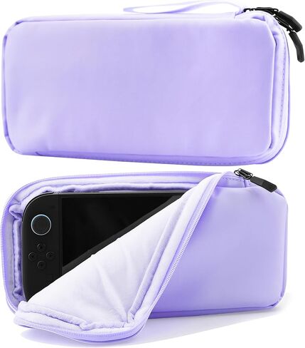 GLDRAM Soft Bag Ultra Slim Carrying Case, Protable Handbag Protective Travel Gaming Bag for Nintendo Switch 2 / NS / OLED / Lite Console & Accessories in Saudi Arabia