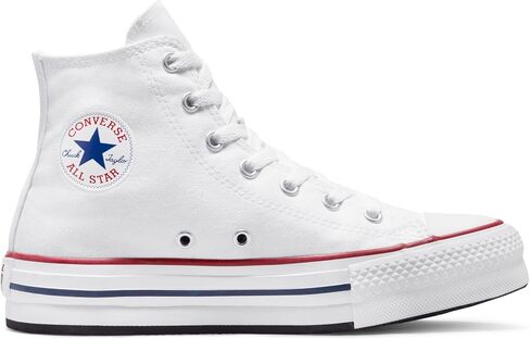 Converse Mens Unisex-Baby Chuck Taylor All Star Canvas High Top (6.5 Big Kid, White Garnet Navy, Numeric_6_Point_5) in Saudi Arabia