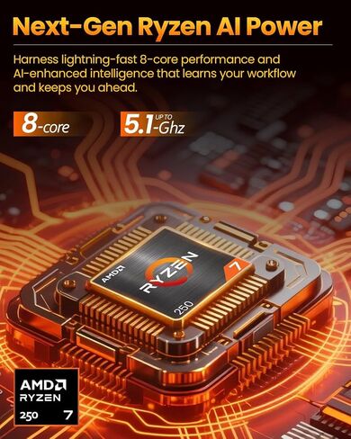 كمبيوتر محمول للأعمال بشاشة تعمل باللمس مقاس 16 بوصة من Dell - AMD Ryzen 7 250(Beat Ultra 7 258V)| 16 قمم NPU | مفتاح مساعد الطيار AI | شاشة FHD+ مقاس 16 بوصة | لوحة مفاتيح بإضاءة خلفية|Win 11 Pro|أسود كربوني (64 جيجابايت DDR5 | 2 تيرابايت SSD) in Saudi Arabia