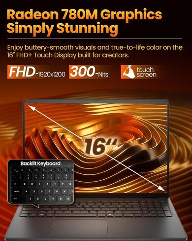 كمبيوتر محمول للأعمال بشاشة تعمل باللمس مقاس 16 بوصة من Dell - AMD Ryzen 7 250(Beat Ultra 7 258V)| 16 قمم NPU | مفتاح مساعد الطيار AI | شاشة FHD+ مقاس 16 بوصة | لوحة مفاتيح بإضاءة خلفية|Win 11 Pro|أسود كربوني (64 جيجابايت DDR5 | 2 تيرابايت SSD) in Saudi Arabia