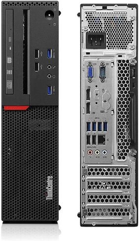 كمبيوتر مكتبي Lenovo ThinkCentre M800 SFF، Intel Core i7-6700 3.40 جيجا هرتز، ذاكرة وصول عشوائي DDR4 سعة 16 جيجابايت، SSD جديد 1 تيرابايت، واي فاي مدمج BT، DVD-RW، ماوس لوحة مفاتيح لاسلكي، Windows 10 Pro (متجدد) in Saudi Arabia