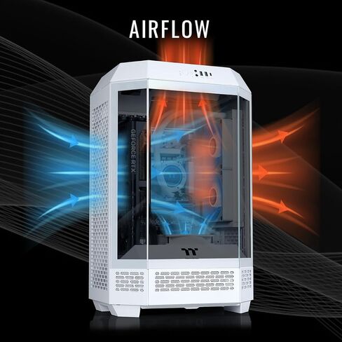 سطح المكتب للألعاب Thermaltake LCGS Reactor i1470S (Intel Core™ i7-14700KF، ذاكرة DDR5 RGB سعة 32 جيجابايت بسرعة 6000MT/s، NVIDIA GeForce® RTX 5070، 2 تيرابايت NVMe M.2، WiFi، Windows 11) T3WT-B760-570-LCS in Saudi Arabia
