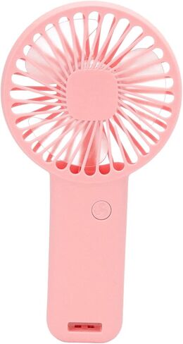 CHICIRIS Handheld Mini Fan Rechargeable Portable USB Charging Small Fan with Long Lasting Battery for Travel Youth Green, 1 X Base (Vertical small fan-blue) in Saudi Arabia