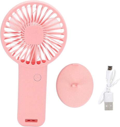 CHICIRIS Handheld Mini Fan Rechargeable Portable USB Charging Small Fan with Long Lasting Battery for Travel Youth Green, 1 X Base (Vertical small fan-blue) in Saudi Arabia