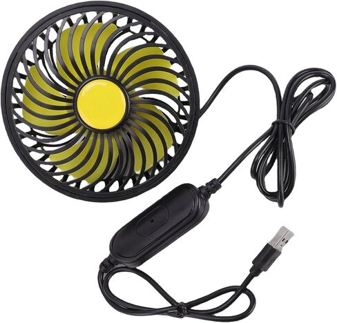VBESTLIFE Car Fan USB Powered for Air Vent Mounted, 360 Rotatable, Portable Cooling Clip Fans That Blow Cold Air, for Vehicle, Van, Truck, SUV, RV in Saudi Arabia