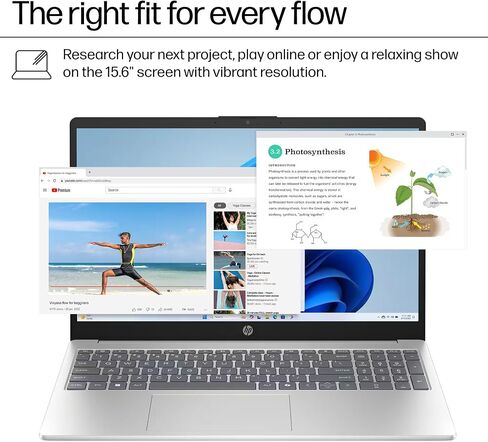 HP Pavilion Business Laptop Computer, Copilot AI, 15.6" FHD IPS Display, 8-Core AMD Ryzen 7, 16GB RAM, 1TB Storage (512GB SSD+500GB Ext), Numeric Keypad, HubxcelAccessory, Win 11 Pro, Lifetime Office in Kuwait