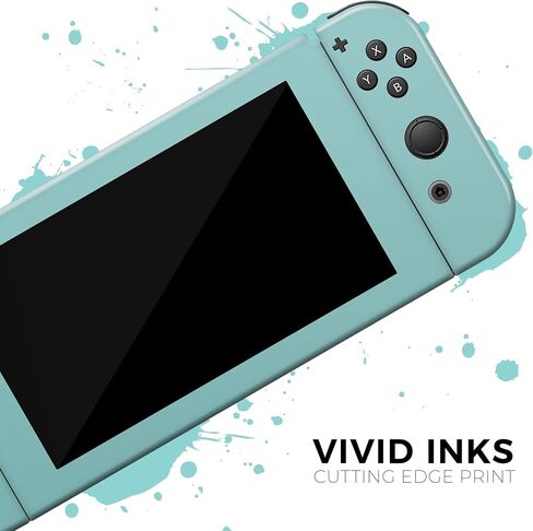 Design Skinz - Compatible with Nintendo DSi XL - Skin Decal Protective Scratch-Resistant Removable Vinyl Wrap Cover - Simple Teal Pastel Color in Saudi Arabia