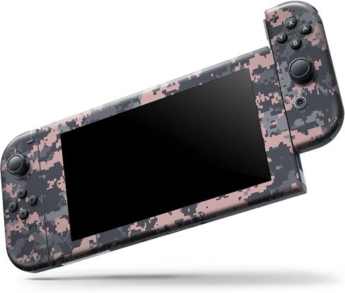 Design Skinz - Compatible with Nintendo DSi XL - Skin Decal Protective Scratch-Resistant Removable Vinyl Wrap Cover - Subtle Pink and Gray Digital Camouflage in Saudi Arabia