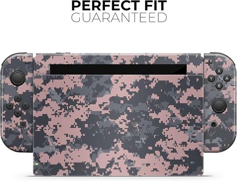 Design Skinz - Compatible with Nintendo DSi XL - Skin Decal Protective Scratch-Resistant Removable Vinyl Wrap Cover - Subtle Pink and Gray Digital Camouflage in Saudi Arabia