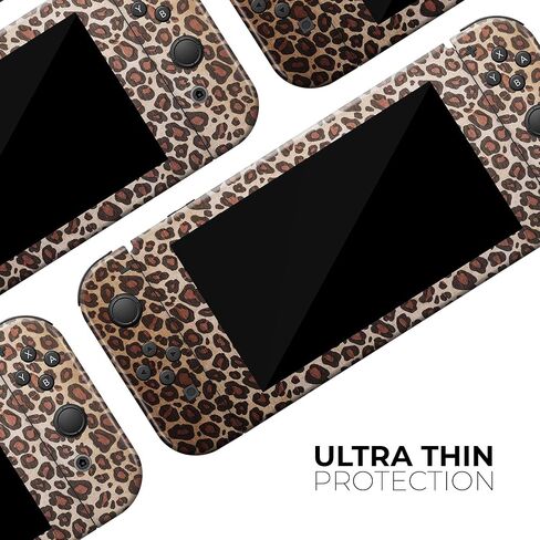 Design Skinz - متوافق مع Nintendo 3DS XL - غطاء حماية من الفينيل مقاوم للخدش وقابل للإزالة - طباعة حيوان الفهد النابضة بالحياة V3 in Saudi Arabia