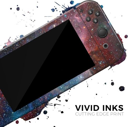 تصميم Skinz متوافق مع ملصق Nintendo DSi XL الجلدي الواقي المقاوم للخدش وقابل للإزالة من الفينيل - Neon Supernova Space Explosion V2 in Saudi Arabia