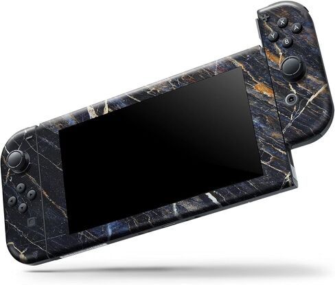 Design Skinz - متوافق مع Nintendo DSi XL - غطاء حماية من الفينيل مقاوم للخدش وقابل للإزالة - سطح من الرخام الطبيعي الداكن in Saudi Arabia