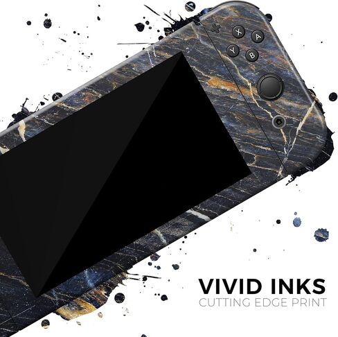 Design Skinz - متوافق مع Nintendo DSi XL - غطاء حماية من الفينيل مقاوم للخدش وقابل للإزالة - سطح من الرخام الطبيعي الداكن in Saudi Arabia