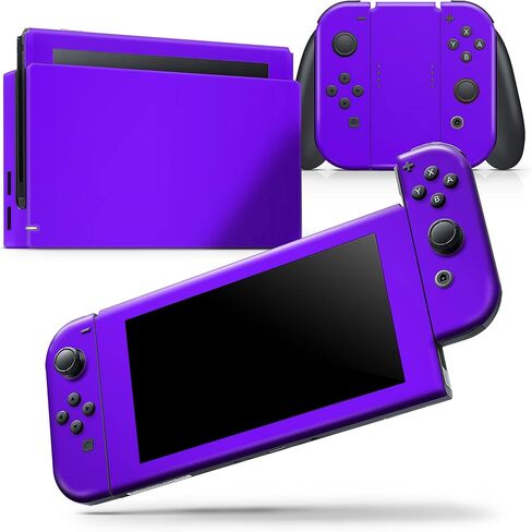 Design Skinz - متوافق مع Nintendo DSi XL - غطاء حماية من الفينيل قابل للإزالة ومقاوم للخدش - أرجواني صلب in Saudi Arabia