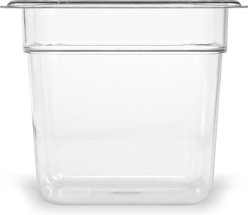 Carlisle FoodService Products Plastic Food Pan 1/6 Size 4 Inches Deep Clear in Kuwait