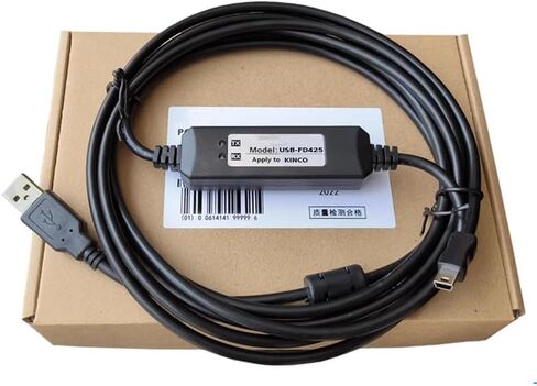 USB-FD425 for FD425-LA-000 Servo Motor Drive Debugging Cable Data Cable Programming Cable Communication Download Cable Dual Chip Design Industrial Grade 3 Meter in Kuwait
